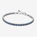 Bracciale Tennis con Pietre Blu - 16 cm - BRACCIALE