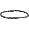 Bracciale Tennis Da Uomo Di 2Jewels Con Zirconi Neri