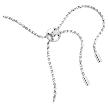 Bracciale Tennis Matrix Tagli arrotondati misti Bianco Placcato rodio - BRACCIALE
