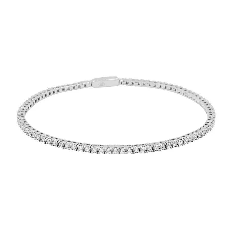 Bracciale Tennis Zancan in Argento 925 e Zirconi Bianchi | Unisex - ESB075-B-18 - BRACCIALE