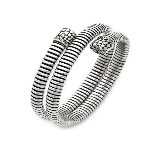Bracciale Tubogas Croco Doppio - BRACCIALE