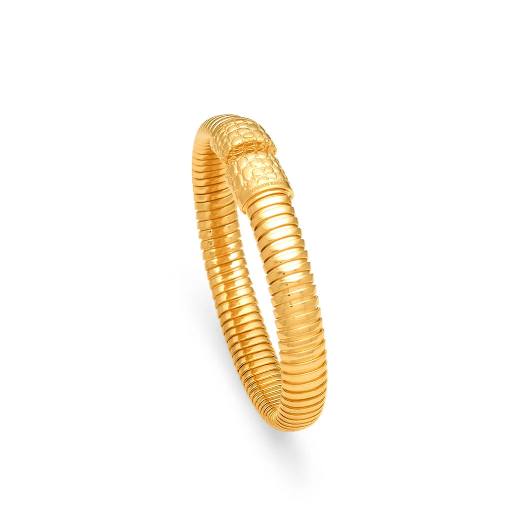 Bracciale Tubogas Croco Piccolo - Argento Dorato - BRACCIALE