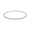 Bracciale Uomo Tennis Zancan in Argento 925 con Zirconi Bianchi - ESB075-B - BRACCIALE