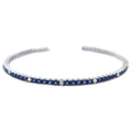 Bracciale Uomo Tennis Zancan in Argento 925 Zirconi Blu e Bianchi - ESB123 - BRACCIALE