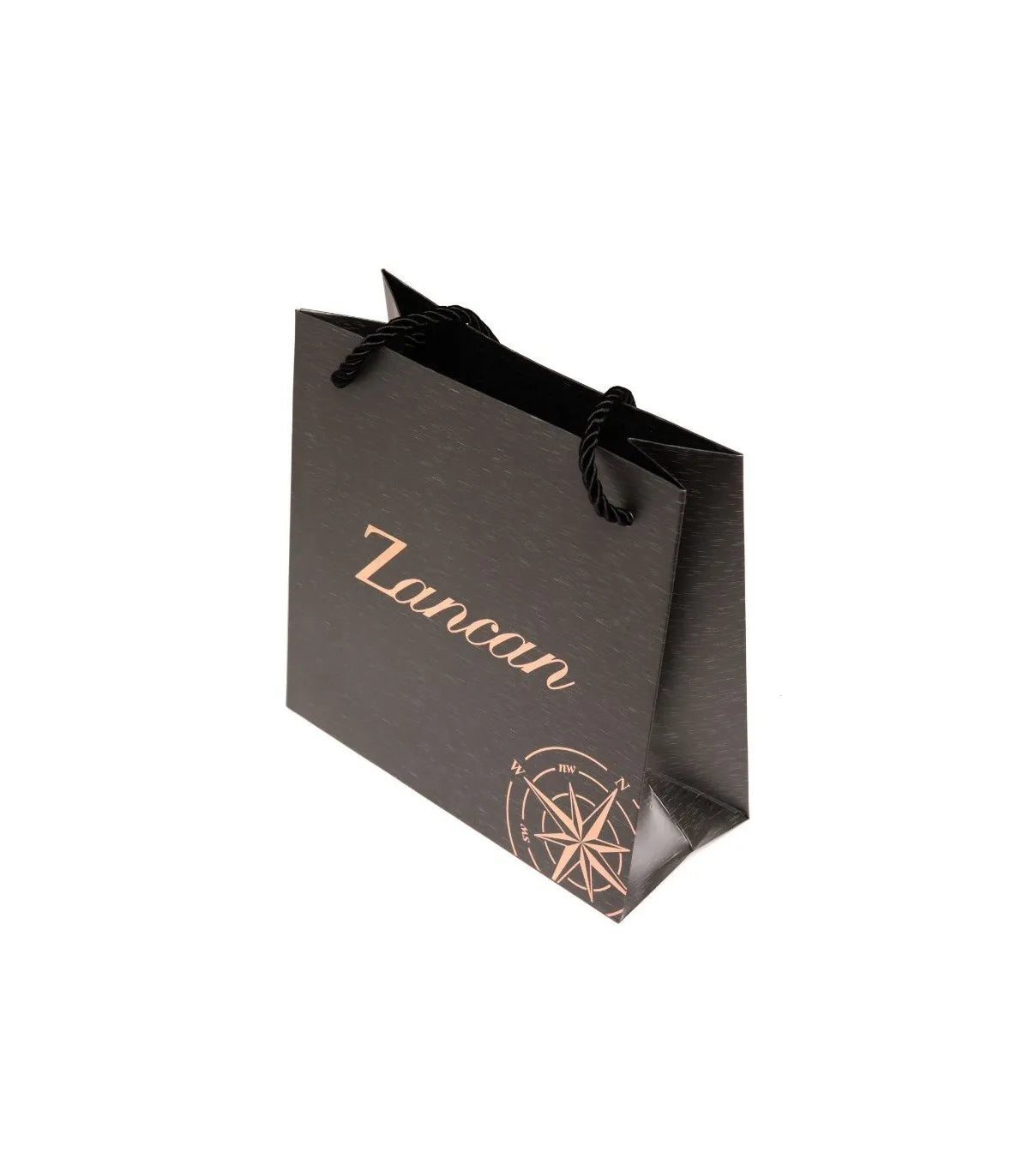 Bracciale Uomo Zancan Hi Teck in Acciaio 316L e Spinelli Neri - BRACCIALE