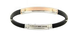 BRACCIALE ZANCAN CON TARGHETTA UOMO