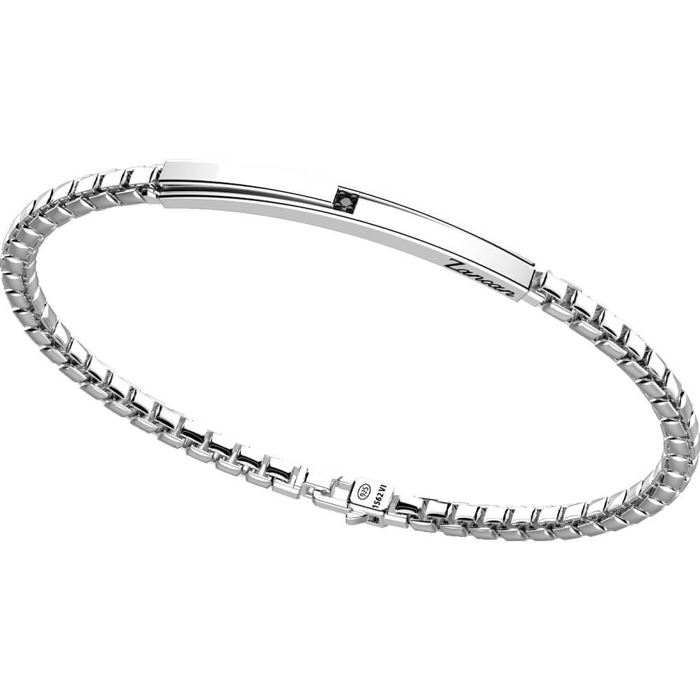 Bracciale Zancan in Argento con Zircone Nero