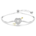 Braccialetto Idyllia Taglio misto Cuore con freccia Bianco Placcato rodio - BRACCIALE