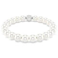 Braccialetto Matrix Crystal Pearl Bianco Placcato rodio - BRACCIALE