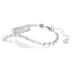 Braccialetto Matrix SWAROVSKI-Taglio misto Bianco Placcato rodio M - BRACCIALE