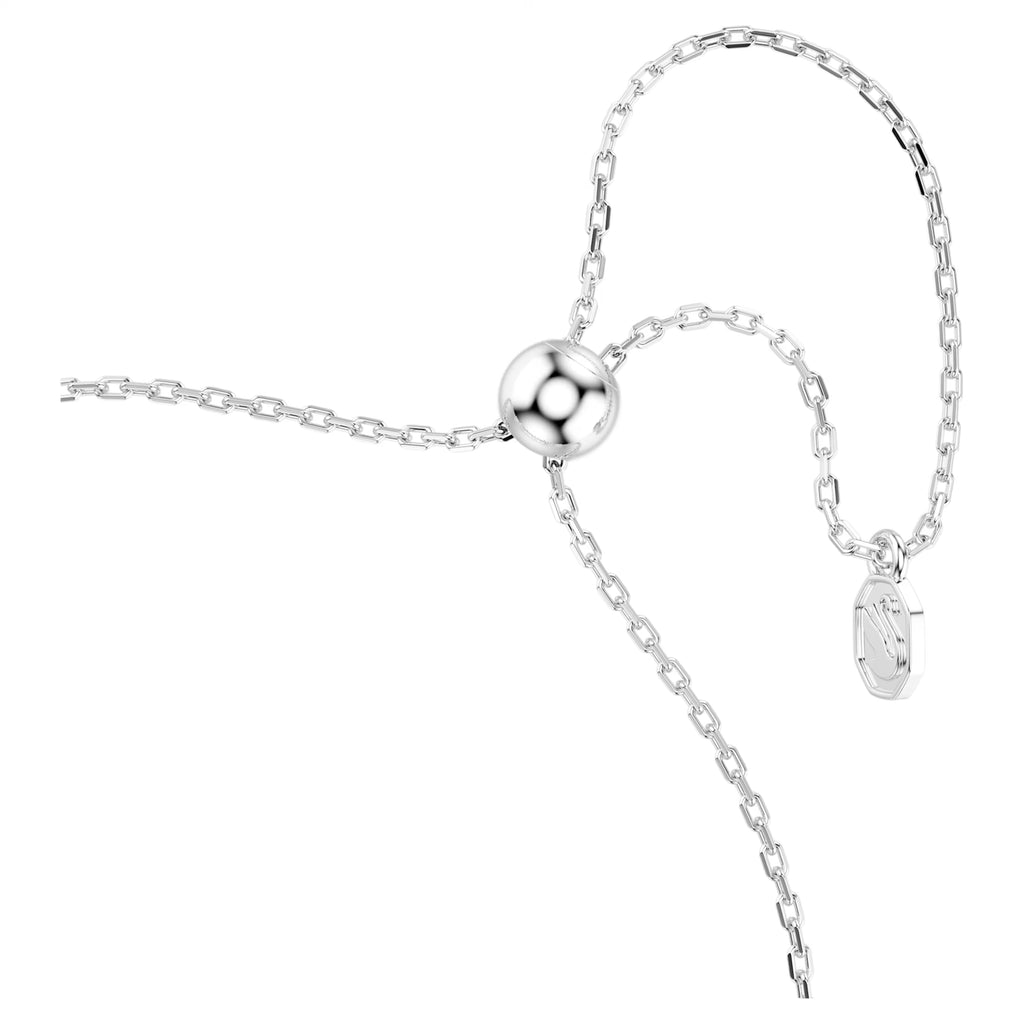 Braccialetto Mesmera Taglio Marquise, Bianco, Placcato rodio