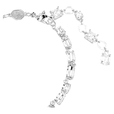 Braccialetto Mesmera Taglio misto Bianco Placcato rodio - BRACCIALE