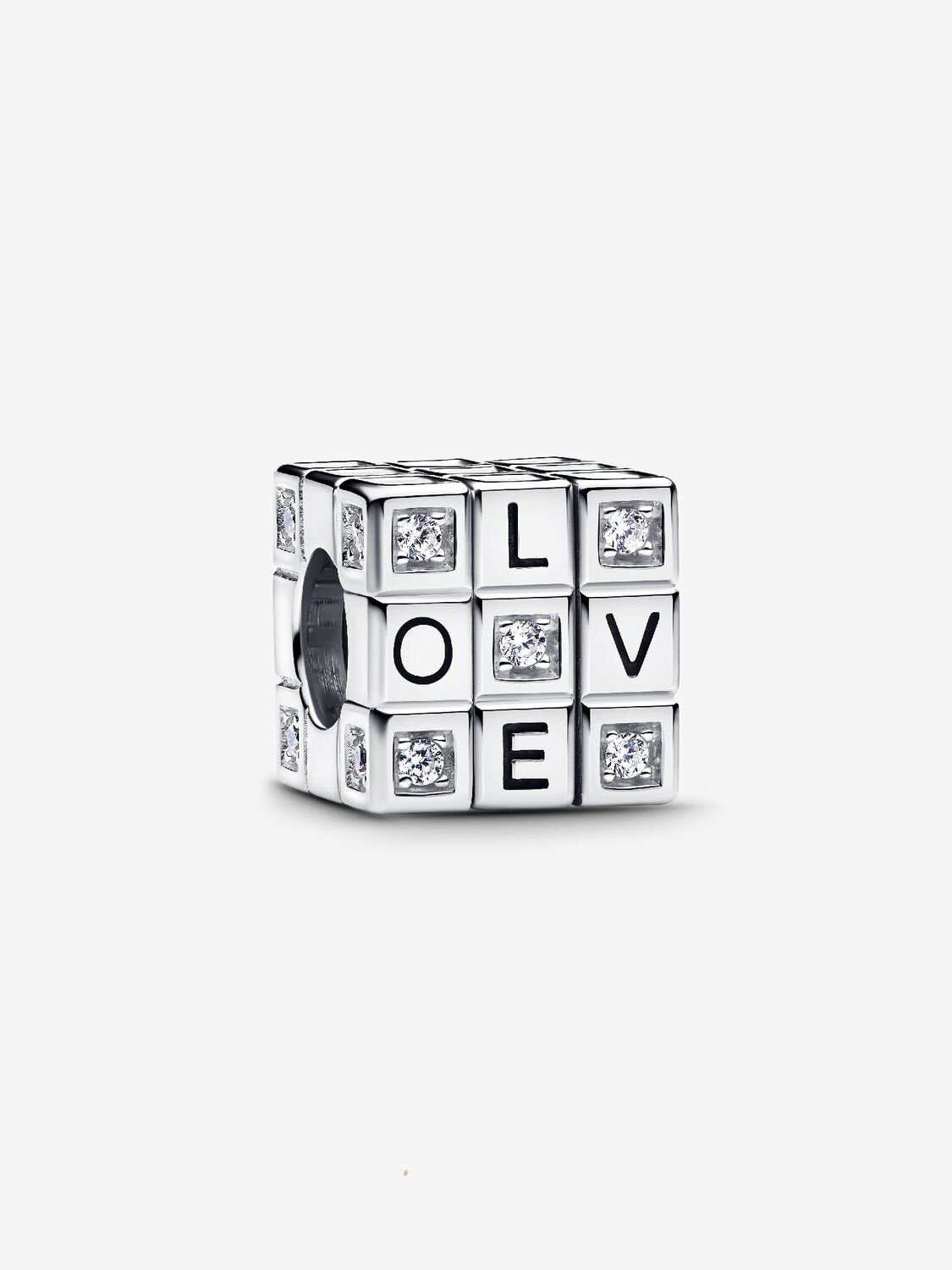 Charm Cubo LOVE Argento Sterling 925 - CHARM