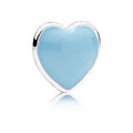 Charm Cuore Azzurro in Argento 925 - CHARM