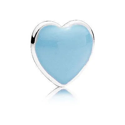 Charm Cuore Azzurro in Argento 925 - CHARM