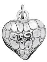 Charm Cuore Coccodrillo