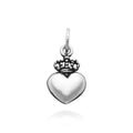 Charm Cuore Con Corona