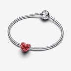 Charm Cuore di Rosa Rossa - CHARM