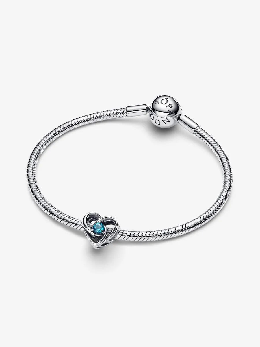 Charm Cuore Eterno Blu - CHARM