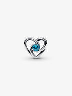 Charm Cuore Eterno Blu - CHARM