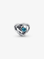 Charm Cuore Eterno Blu - CHARM
