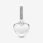 Charm Cuore Pendente da Incidere