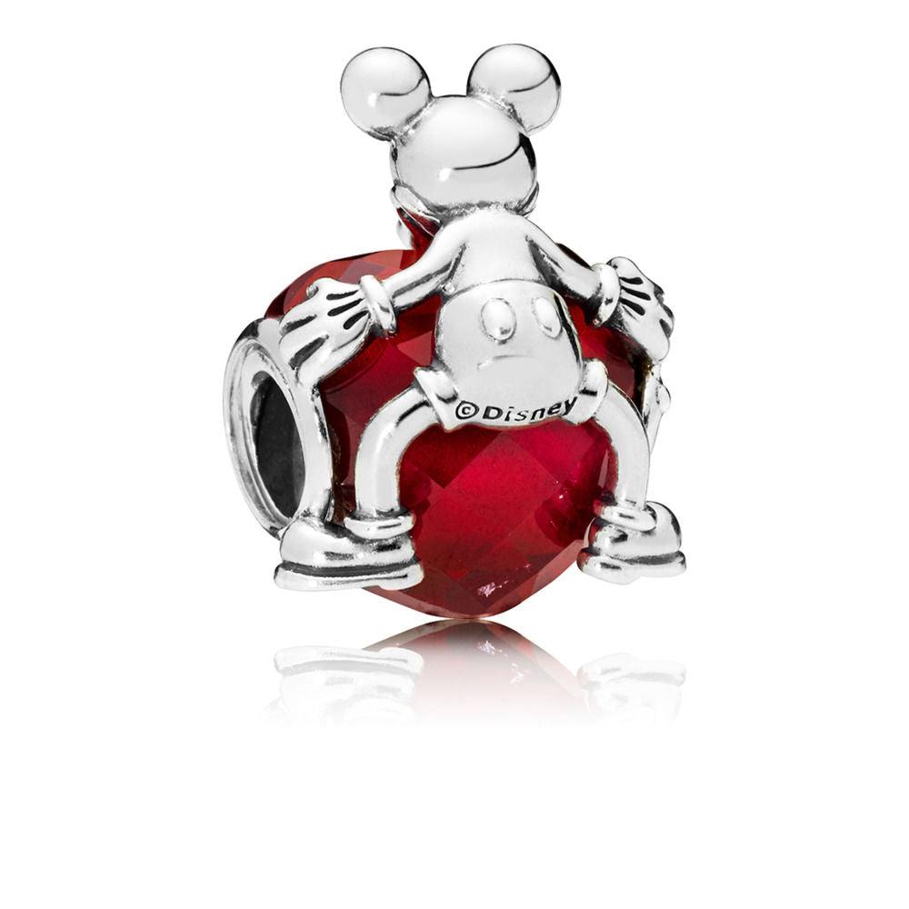 Charm Donna Pandora Disney Cuore D’Amore Di Mickey Mouse
