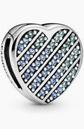 CHARM DONNA PANDORA REFLEXIONS CUORE PIETRE BLU - 799346C01