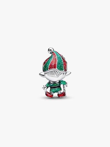 Charm Elfo di Babbo Natale Argento Sterling 925 - CHARM