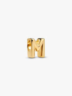Charm Lettera M piccola Finitura in Oro - CHARM