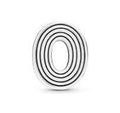 Charm Lettera O Collezione Pandora Reflexions