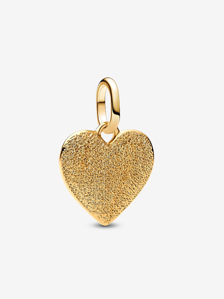 Charm Medallion Cuore da incidere Pandora ME Placcatura in Oro 14k - CHARM