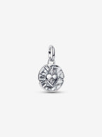 Charm Medallion Cuore Sacro ’Amor Vincit Omnia’ Argento Sterling 925 - CHARM