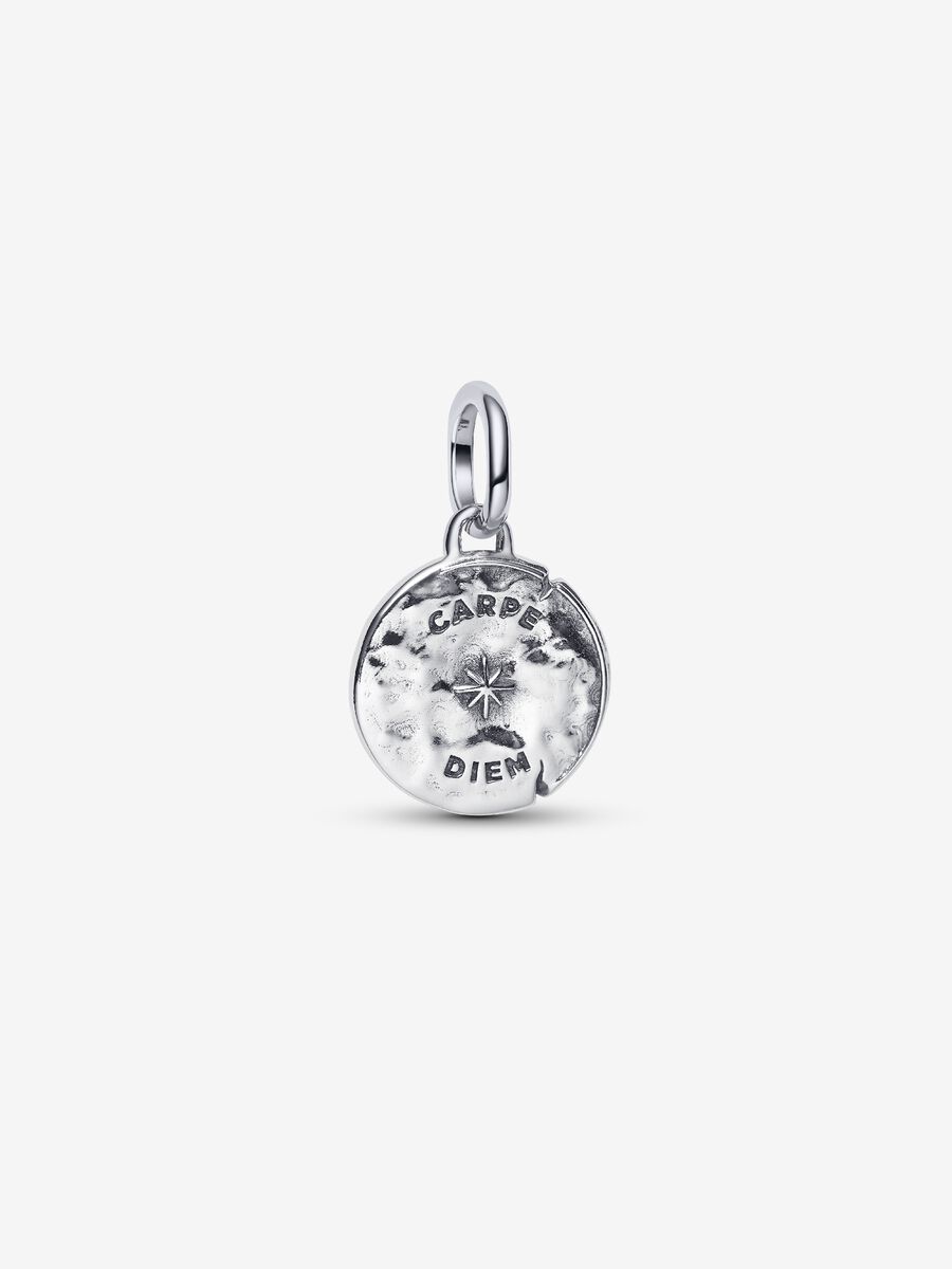Charm Medallion Teschio ’Carpe Diem’ Argento Sterling 925 - CHARM