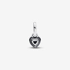 Charm Mini Pendente Black Chakra Heart Pandora ME
