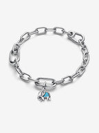 Charm Mini Pendente Elefante Turchese Pandora ME Argento Sterling 925 - CHARM