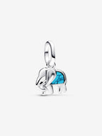 Charm Mini Pendente Elefante Turchese Pandora ME Argento Sterling 925 - CHARM
