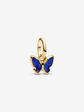 Charm Mini Pendente Farfalla Blu Pandora ME Placcatura in Oro 14k - CHARM