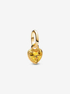 Charm Mini Pendente Gold Chakra Heart Pandora ME Placcatura in Oro 14k - CHARM