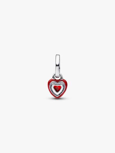 Charm Mini Pendente Red Chakra Heart Pandora ME Argento Sterling 925 - CHARM