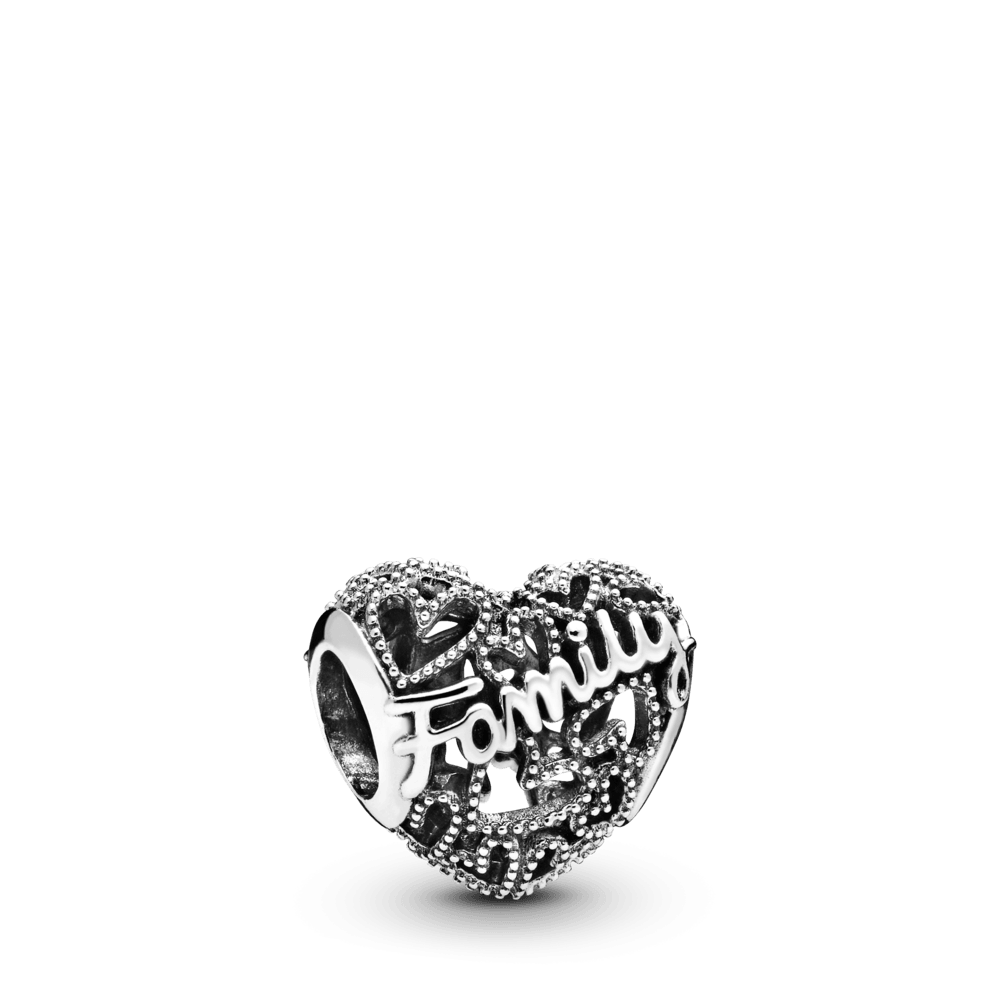 Charm Openwork Cuore della Famiglia