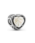Charm openwork Cuore e Albero della Famiglia