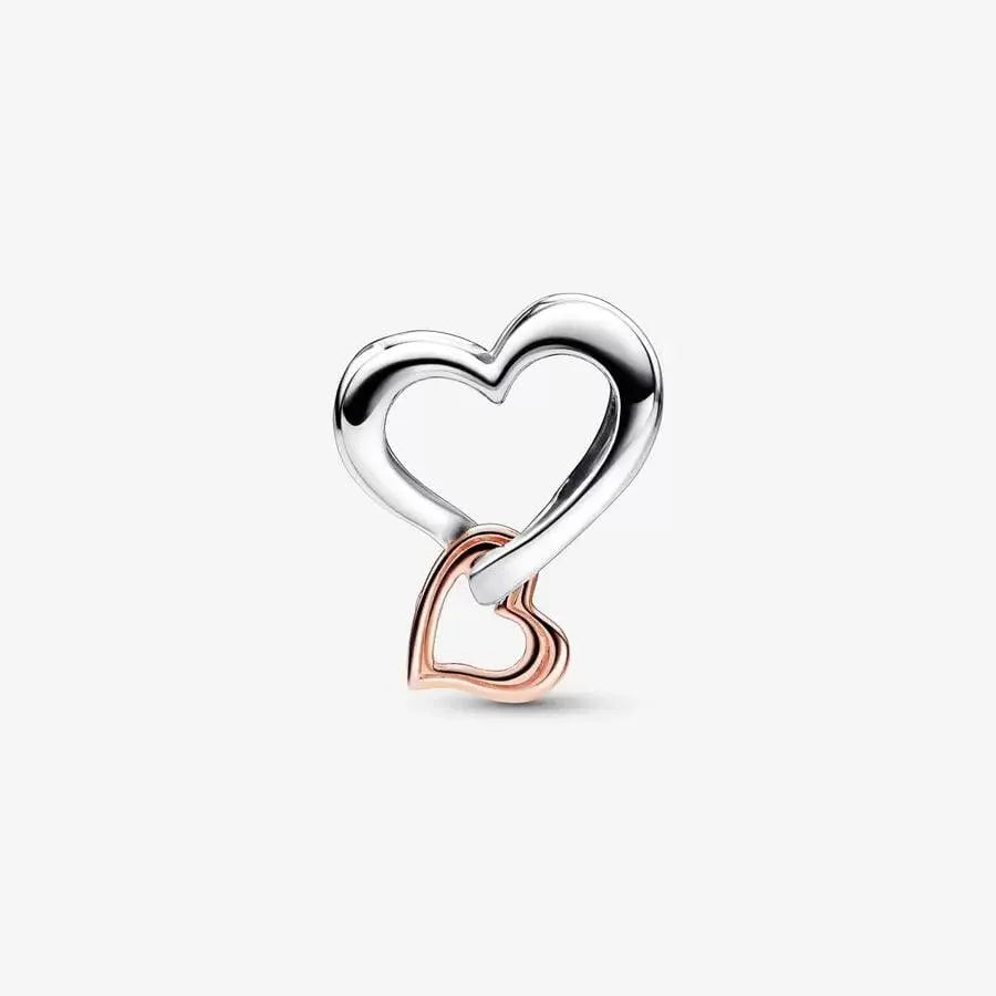 Charm Openwork Cuore Infinito "Family is Love"