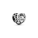 Charm Openwork Cuore Nido D’ape
