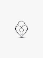 Charm Openwork Lucchetto Cuore Argento Sterling 925 - CHARM