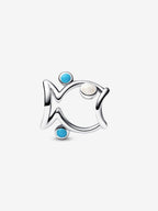 Charm Openwork Pesce Argento Sterling 925 - CHARM