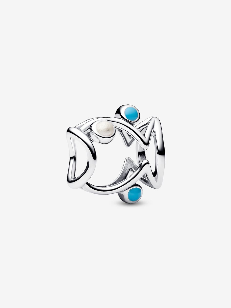 Charm Openwork Pesce Argento Sterling 925 - CHARM