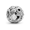 Charm openwork Stella Marina, Conchiglia e Cuore
