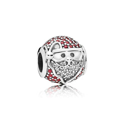 Charm Pandora Babbo Natale Scintillante