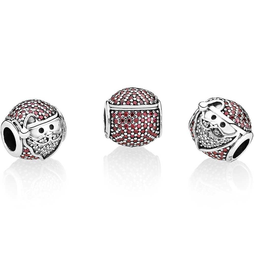 Charm Pandora Babbo Natale Scintillante
